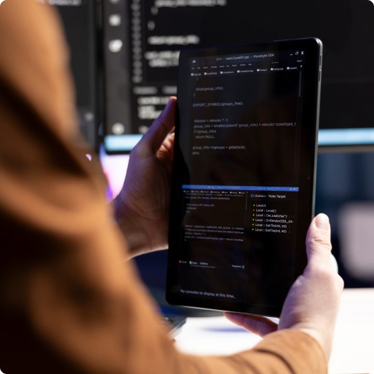 Imagem ilustrativa de desenvolvimento de software